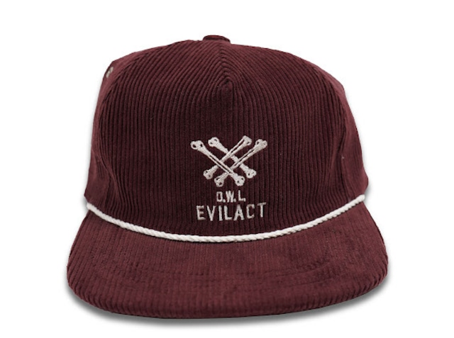 EVILACT Rope Corduroy Cap