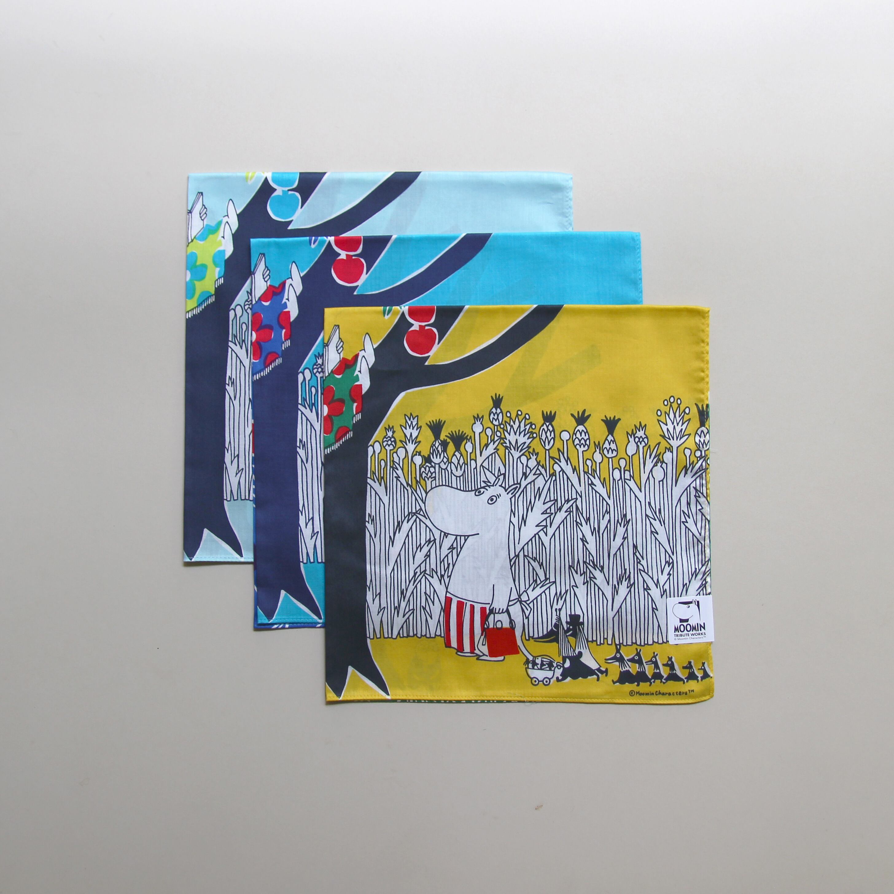 MOOMIN TRIBUTE WORKS｜ハンカチ / パパの休日 | 装いの庭
