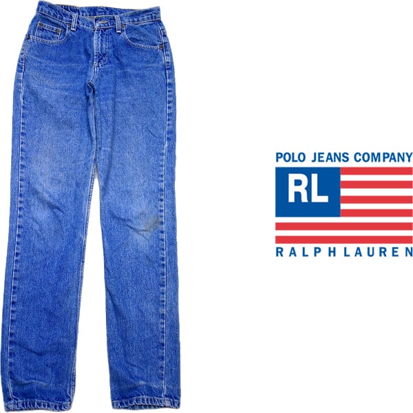 1点物◇メキシコ製ラルフローレンPOLOポロジーンズRLデニムパンツUSA 