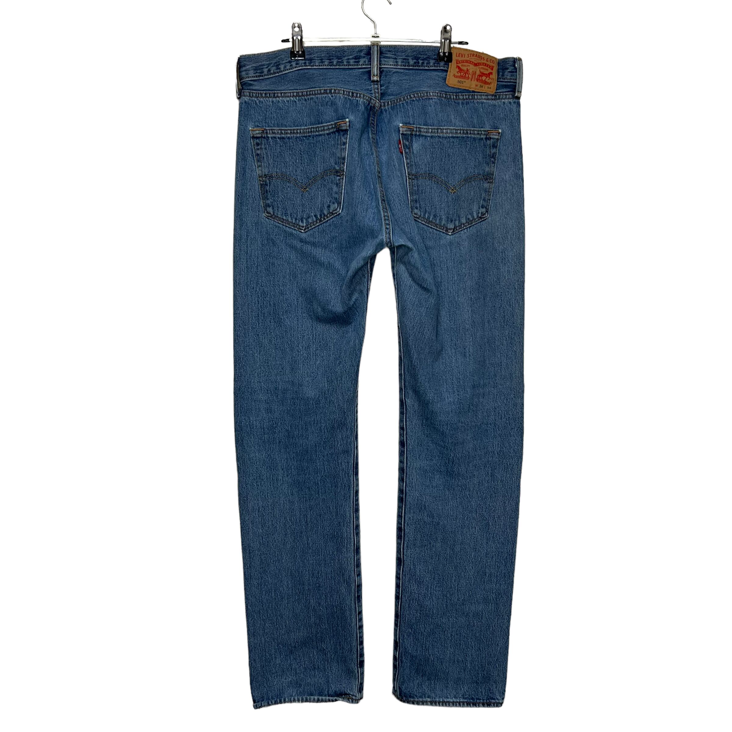 W34×L34】Levi's 501 デニムパンツ 革パッチ | 古着屋OLDGREEN