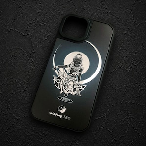 水月観音 ミラーiPhoneケース〈仏像スマホケース〉