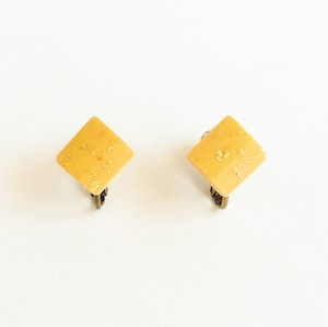 シングルリードと金箔のイヤリング R-003 Reed  goldleaf earring #3