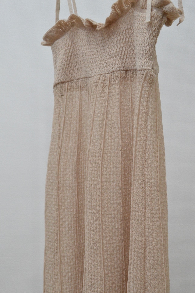 501-NT-006・Sheer links one piece / C/♯beige