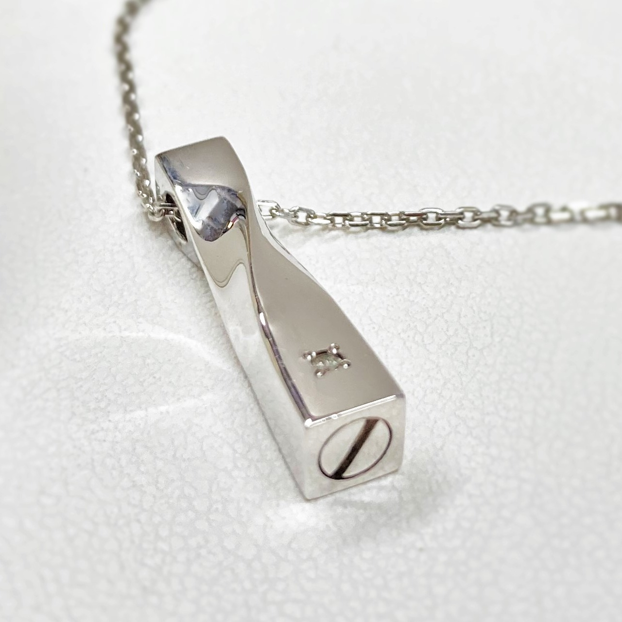 遺骨ペンダント Soul Jewelry ツイスト シルバー925 遺骨ペンダント Soul Jewelry ツイスト シルバー925