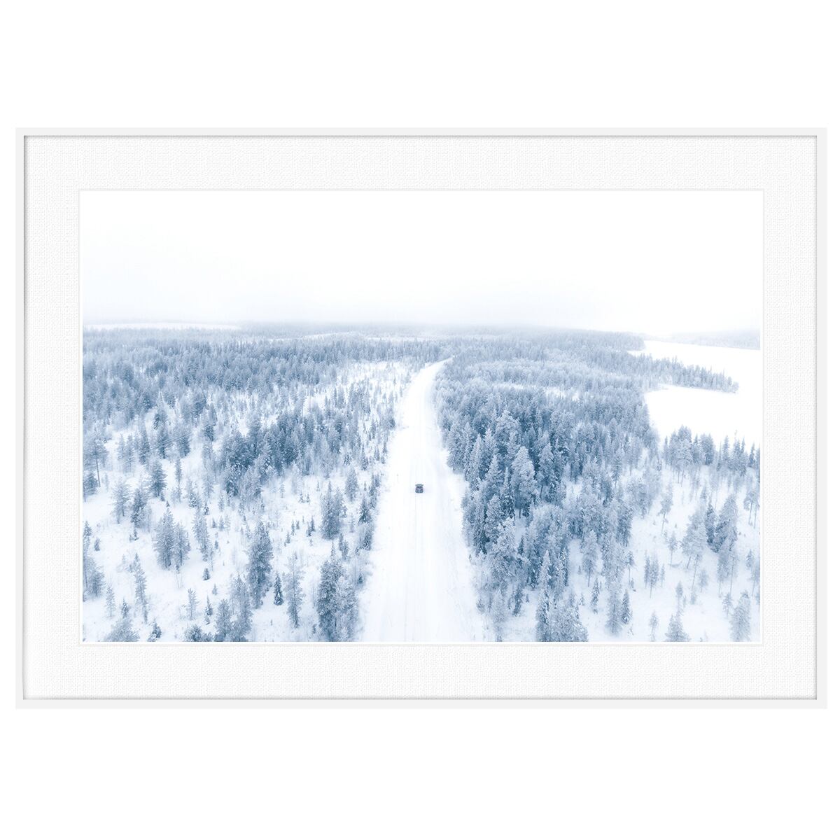 冬写真 インテリアアートポスター額装 AS0997