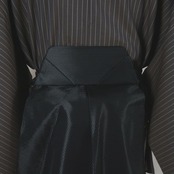 馬乗り袴　バーズアイブラック　[ C234 C235 C238]