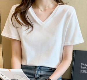 トップス Tシャツ カットソー 袖あり 半袖 Vネック ストレート シフォン 透け感 シースルー 伸縮性 綿 かわいい 大人可愛い シンプル カジュアル 大人 おしゃれ お洒落 大人可愛い 大人女子 こなれ感 クール セクシー 主役級 存在感 抜け感 無地 蝶 春 夏 10代 20代 30代 レディース 女性用 OL 通勤 学生 通学 デート お出かけ 女子会 休日 アウトドア 旅行 海 着回し 普段使い S M L XL 2XL ホワイト ブラック レッド ピンク コーラル パープル イエロー