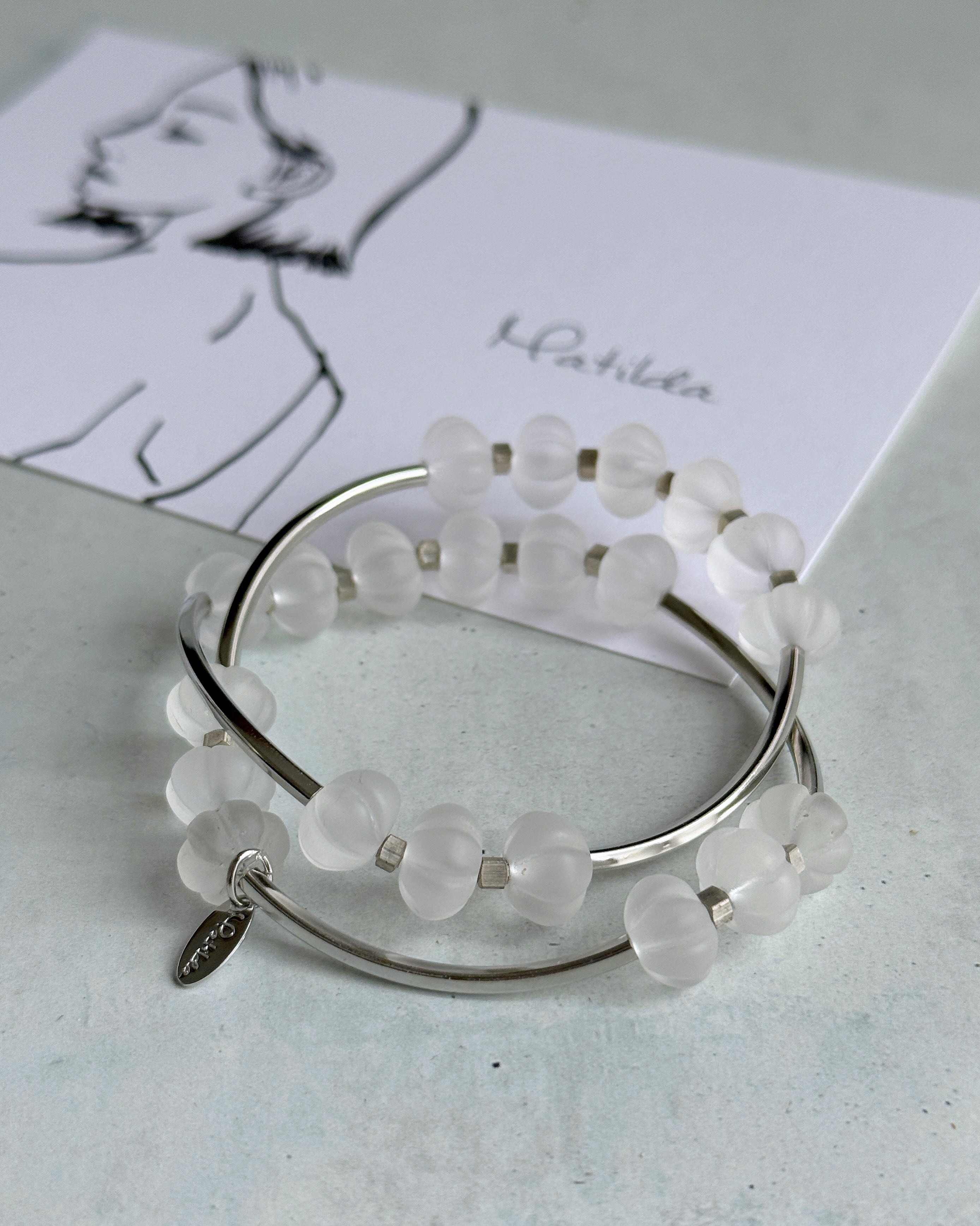 layered bracelet(クォーツ・シルバー)
