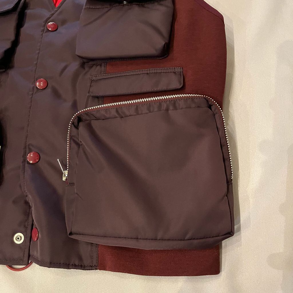 TOGA VIRILIS トーガビリリース 23AW Coating Taffeta Vest Sample