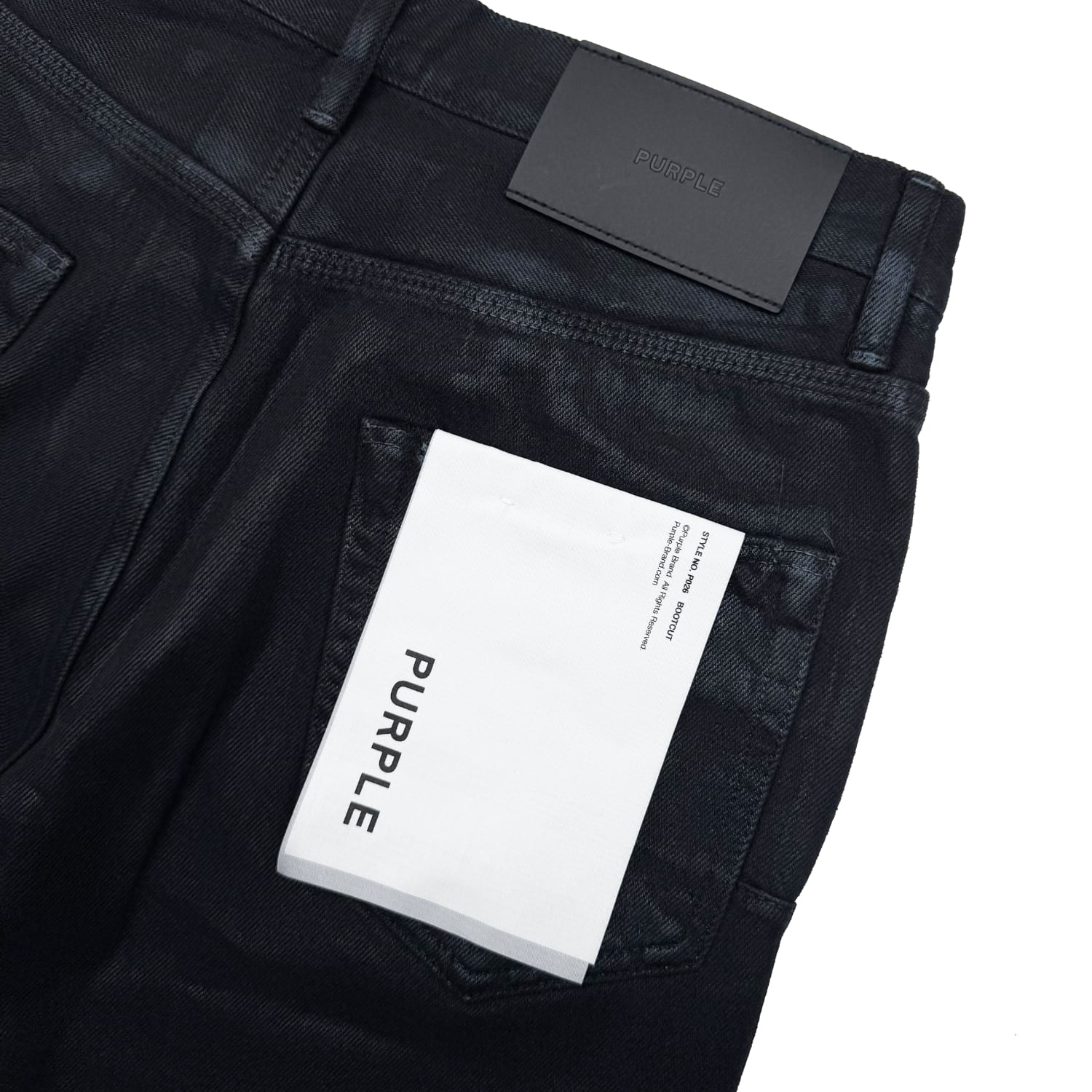 PURPLE BRAND / P026 Rinsed Black Foil | HOLICK