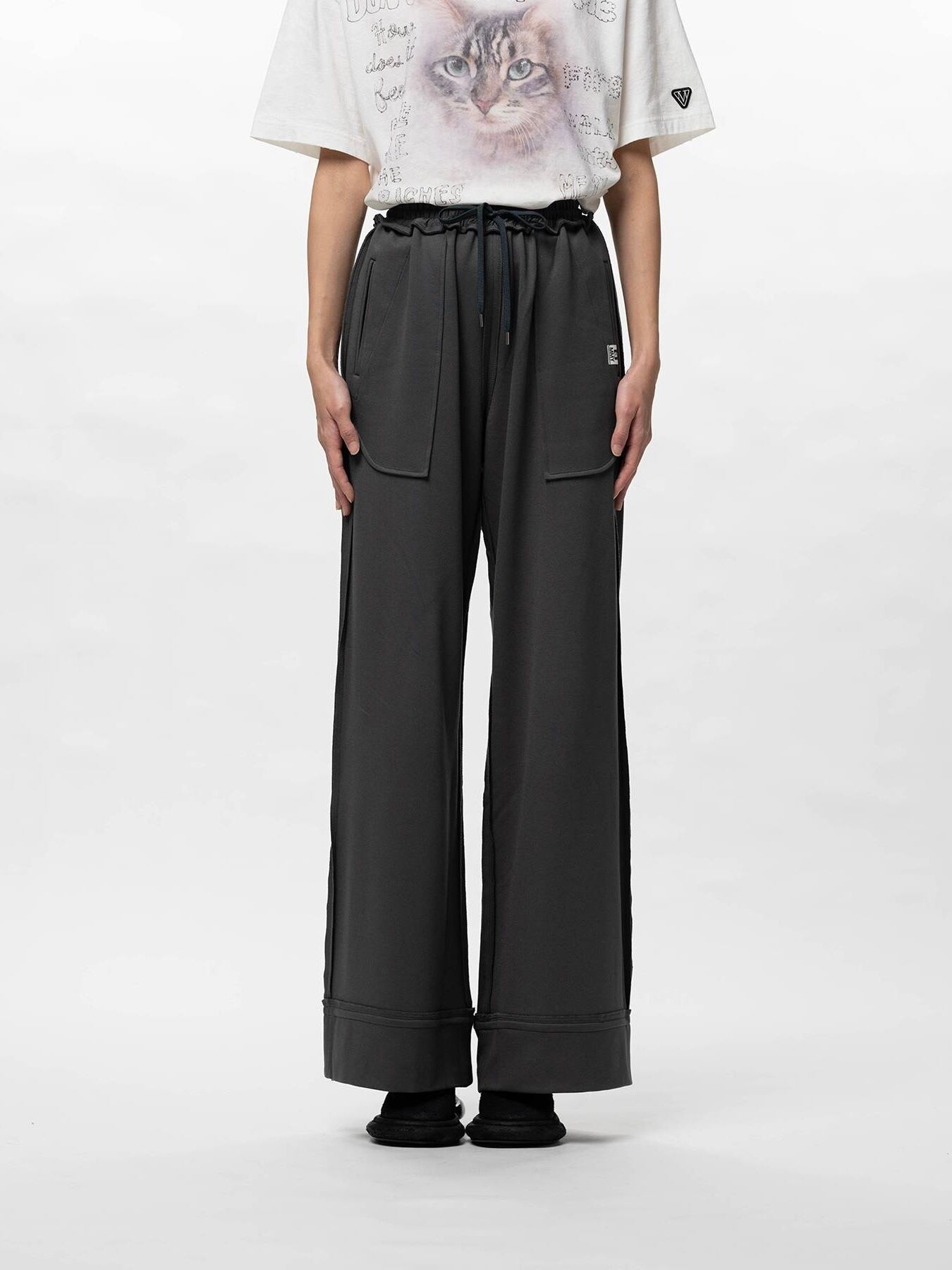 24AW】FETICO フェティコ / JERSEY AND MESH COMBINED LEGGINS