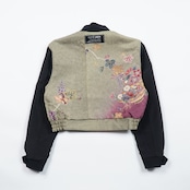 【BJK-L004】再構築リバーシブル着物ボンバー  KIMONO REVERSIBLE BOMBER JACKET