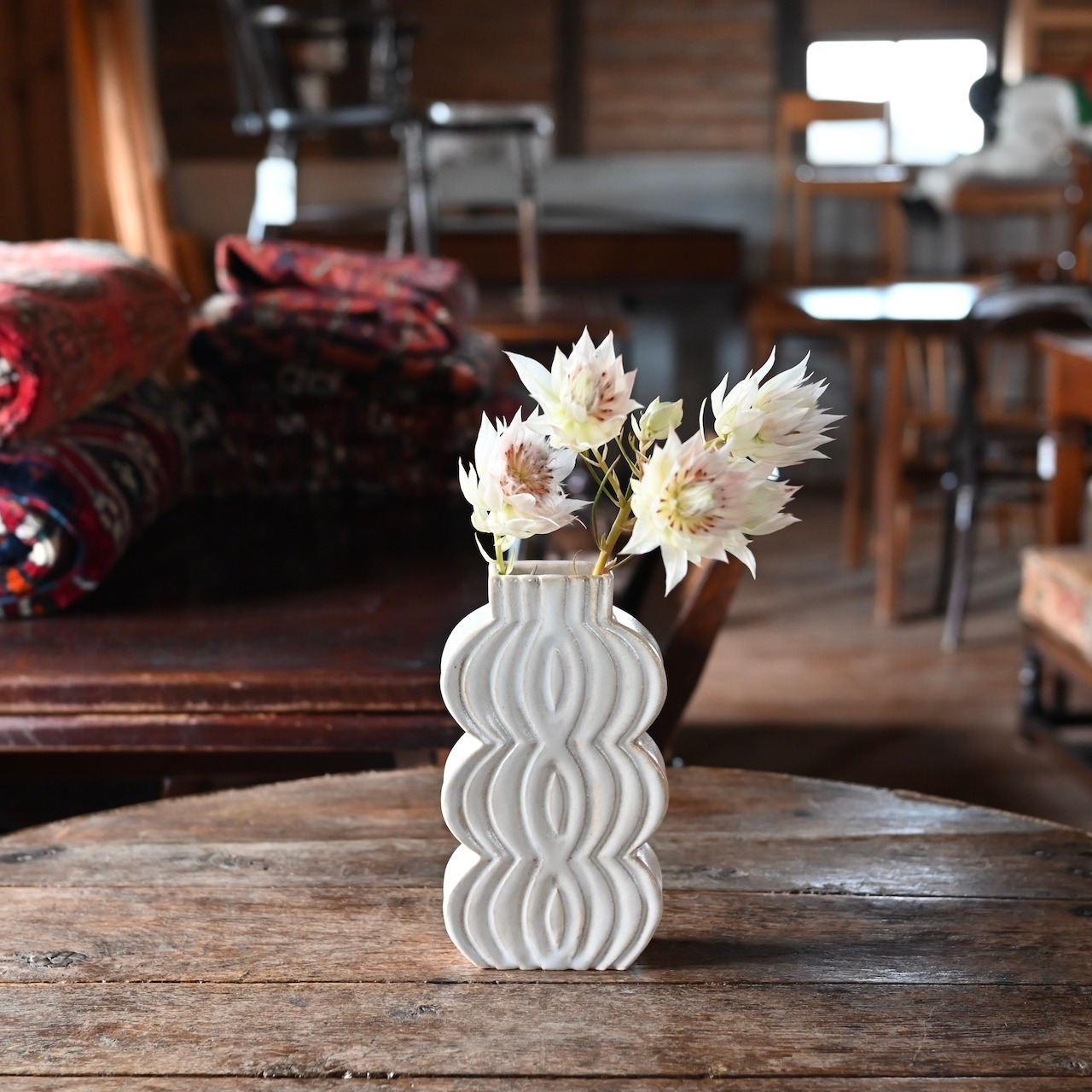 OluNoA / フラワーベース〈 花瓶・花器・一輪挿し・陶器・インテリア・置物 〉