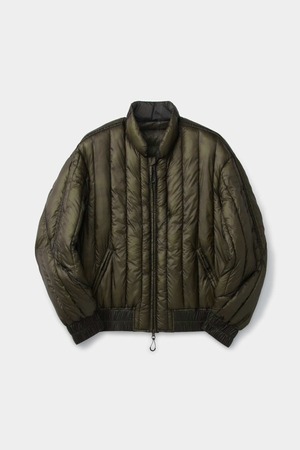 [COOR] Quilted Softshell Shawl Collar Jumper (Khaki Green) 正規品 韓国ブランド 韓国通販 韓国代行 韓国ファッション クール クーア クアー 日本 店舗