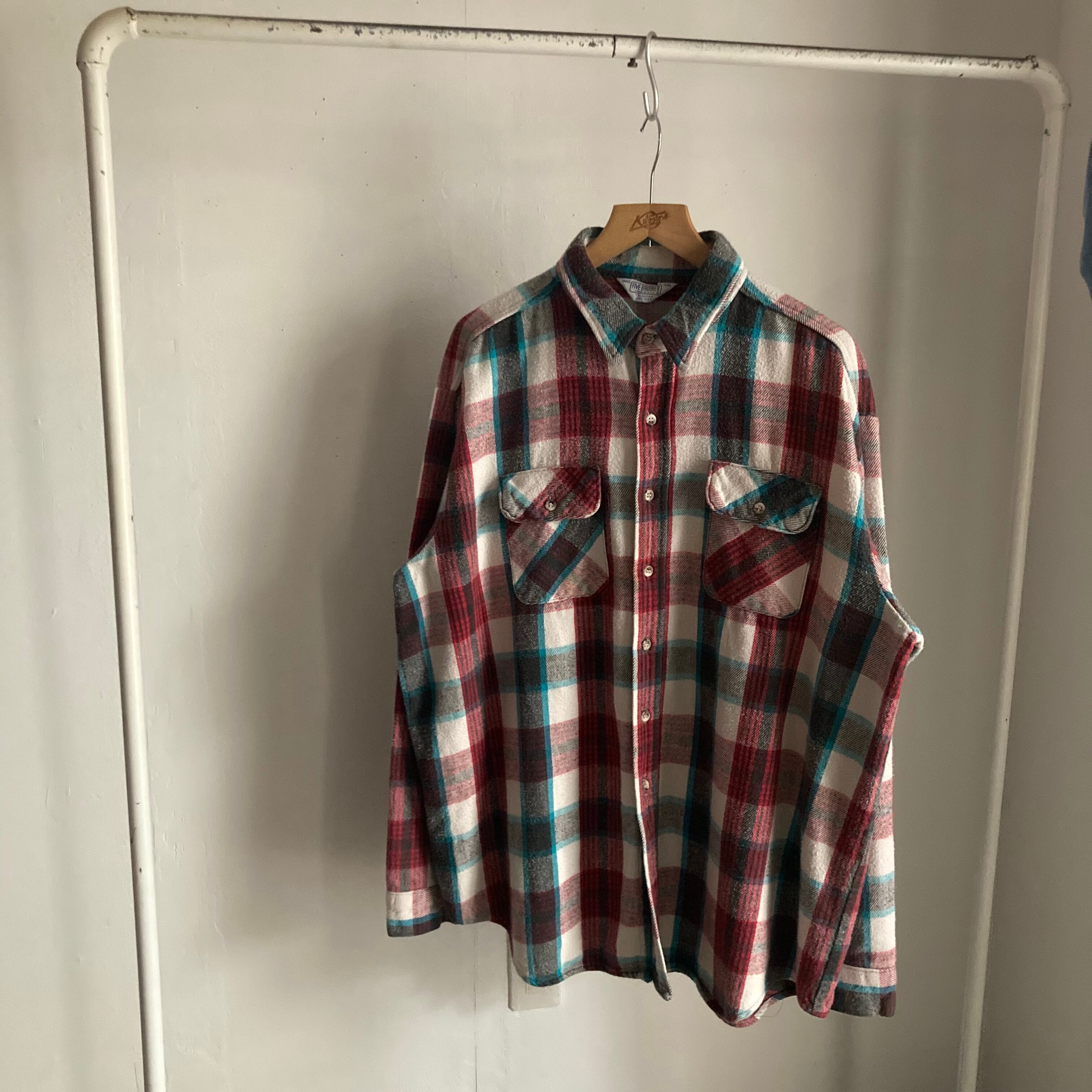 レア柄 ANCHOR BLUE ネイティブ柄 ヘビーネルシャツ レア柄 ANCHOR BLUE ネイティブ柄 ヘビーネルシャツ landerblue