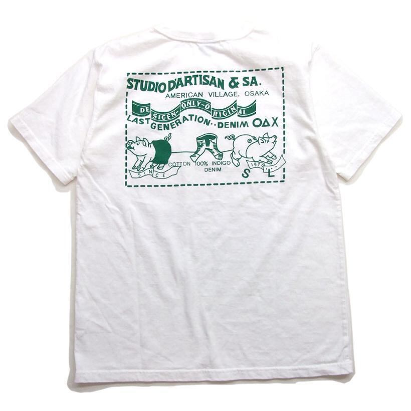 ダルチザン 定番プリントTシャツ USコットン STUDIO D' ARTISAN 8119