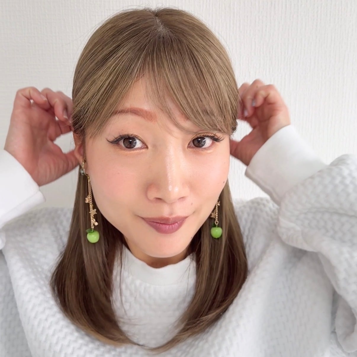 メロントップ (百合子ワイヤー付き) ベージュミックス 未カット レミー