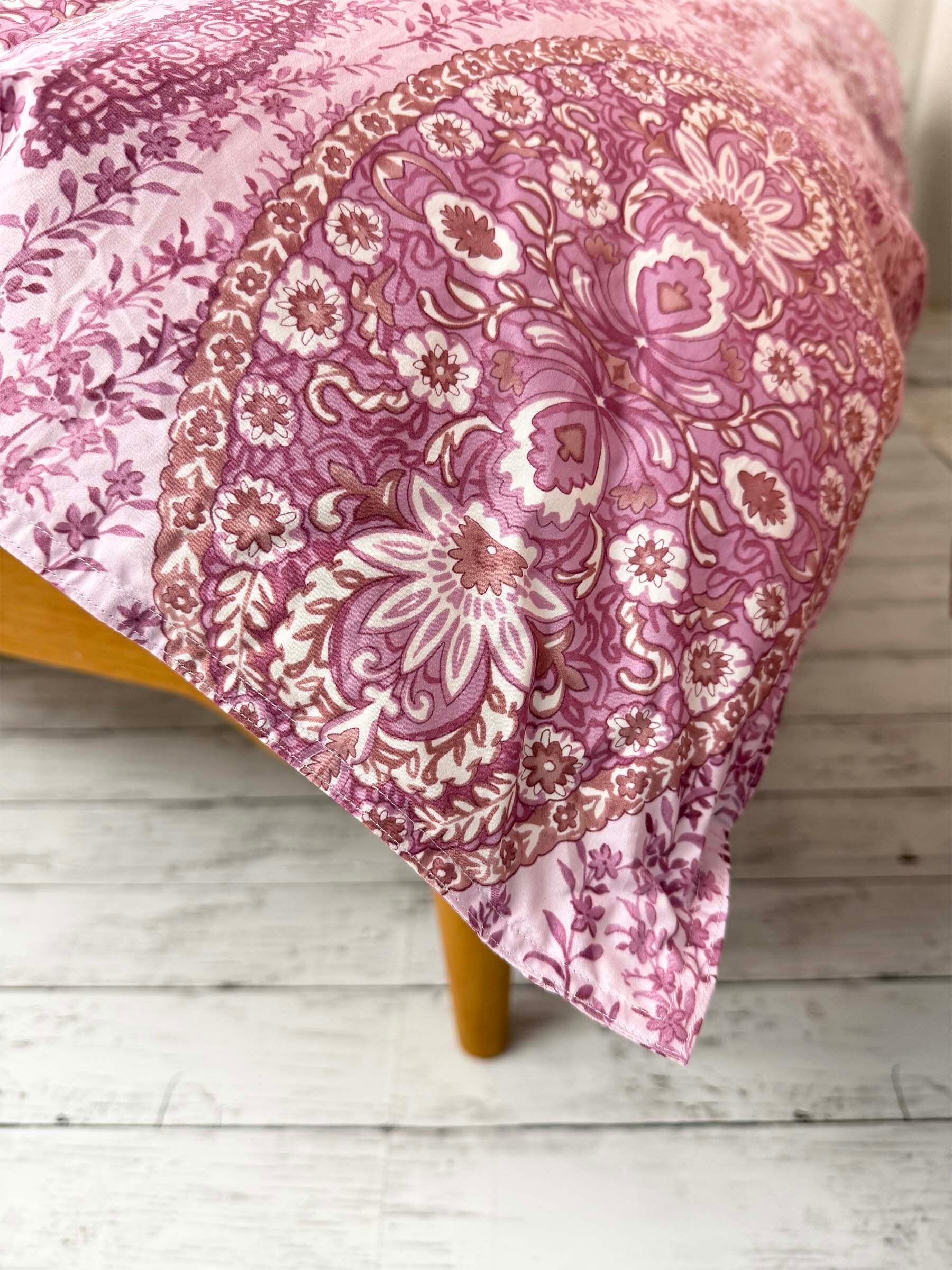 羽毛合掛ふとん　ブリタン【シングル】【ピンク】【ブルー】