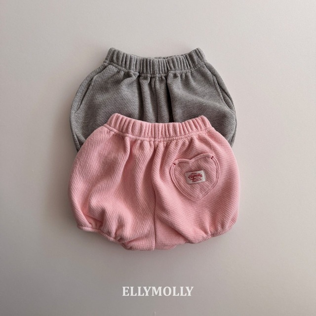 【取寄】elly molly｜heart day bloomer｜ハートデイブルマー｜5-15｜kids&jr｜26 spring