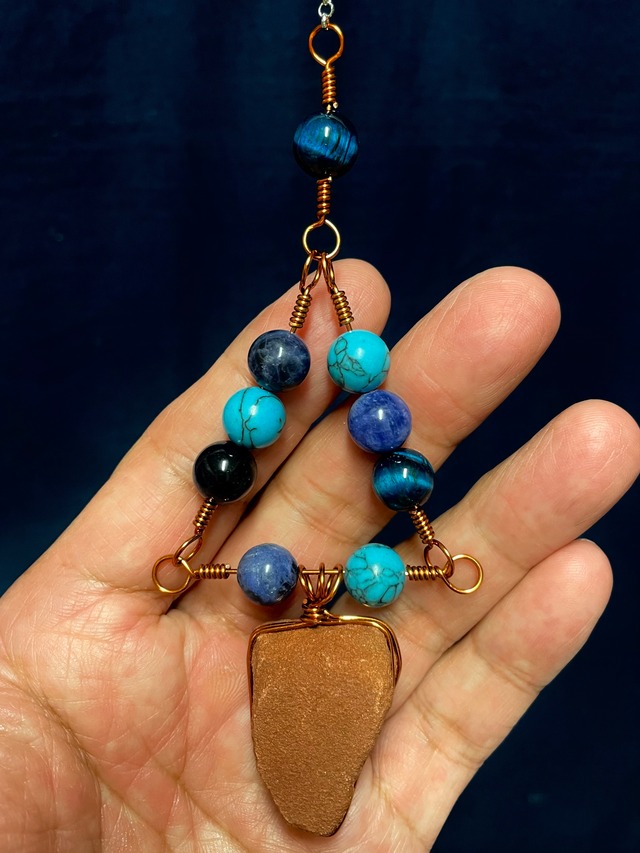 4) セドナ・ボルテックス「トライアングル・アートペンデュラム」ハンドメイド