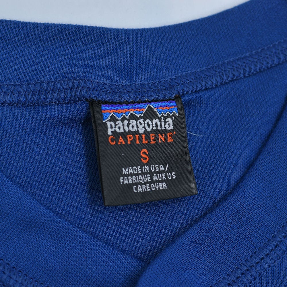 90s アメリカ製 patagonia S6 キャプリーン ベースレイヤー 長袖T