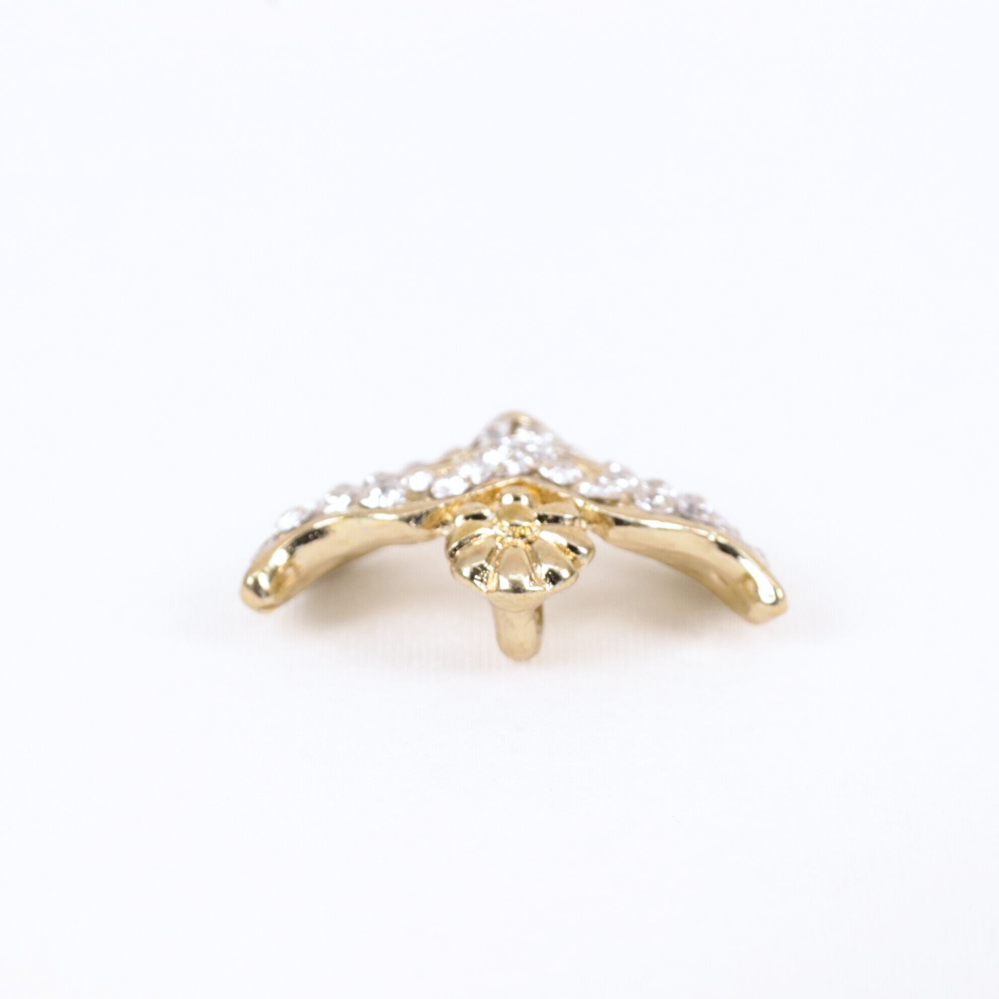 仮面 マスク パーツ 金属 ビジュー イミテーション 02000257