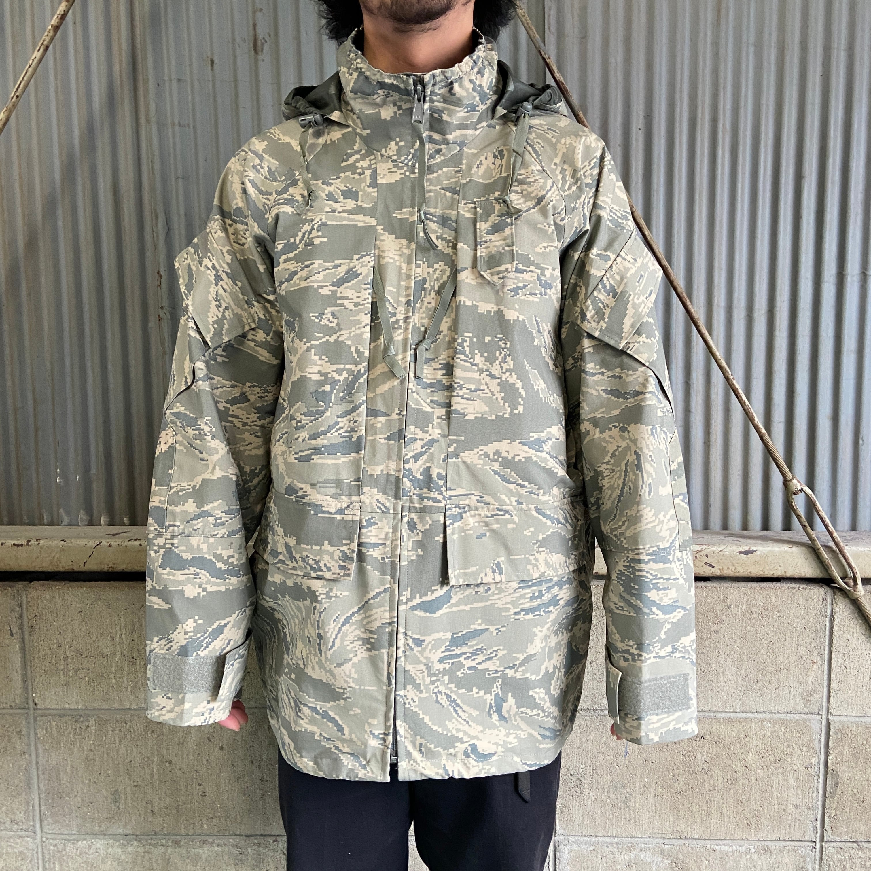 09年納品 U.S.AIR FORCE 米軍実品 APECS ABU デジタルタイガーカモ