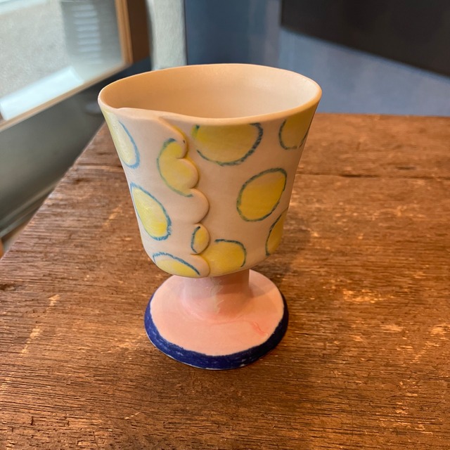 クレイジーゴブレット　A atelier chie 砥部焼