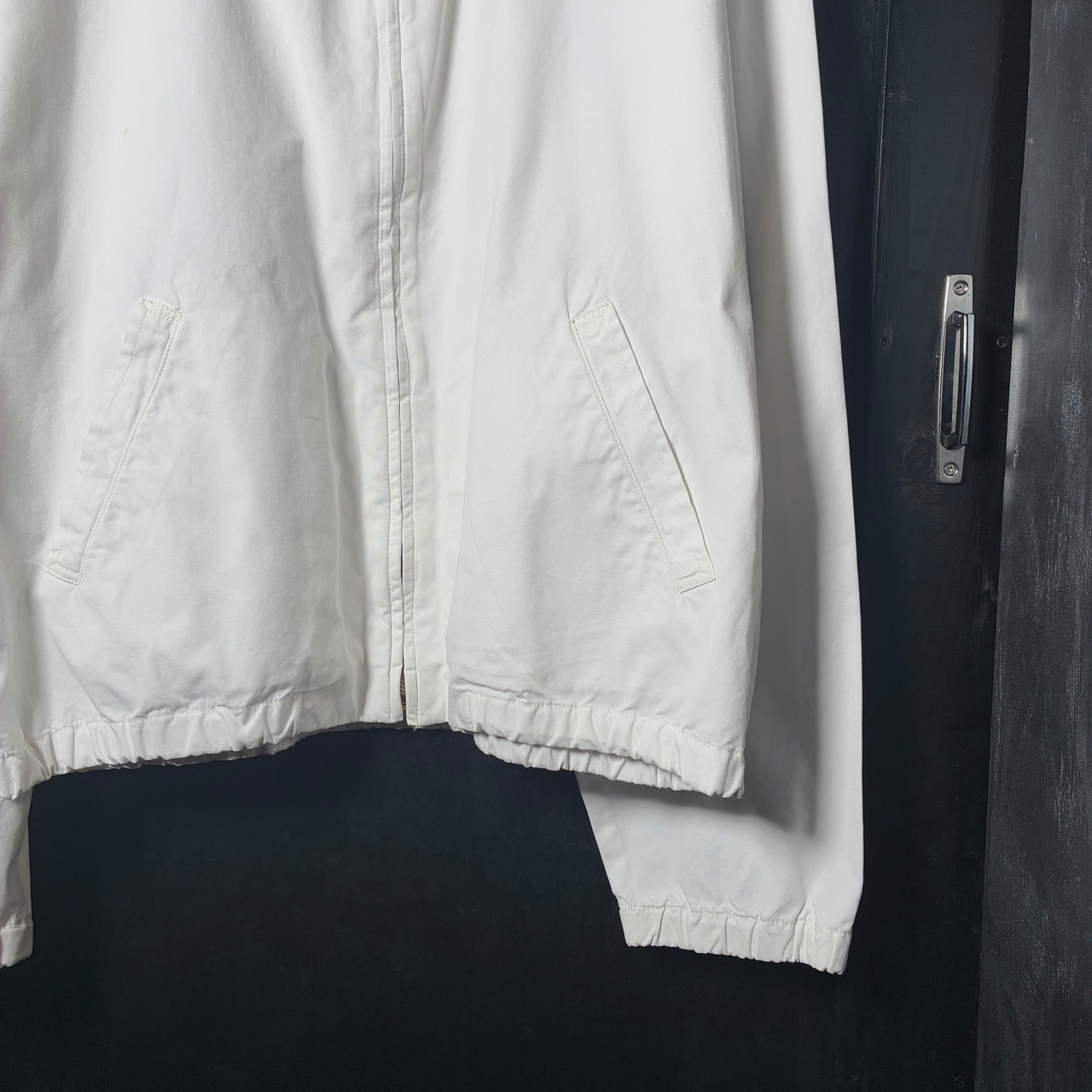 POLO SPORT RALPH LAUREN スウィングトップ　襟コーデュロイ　白　ポロスポーツ　