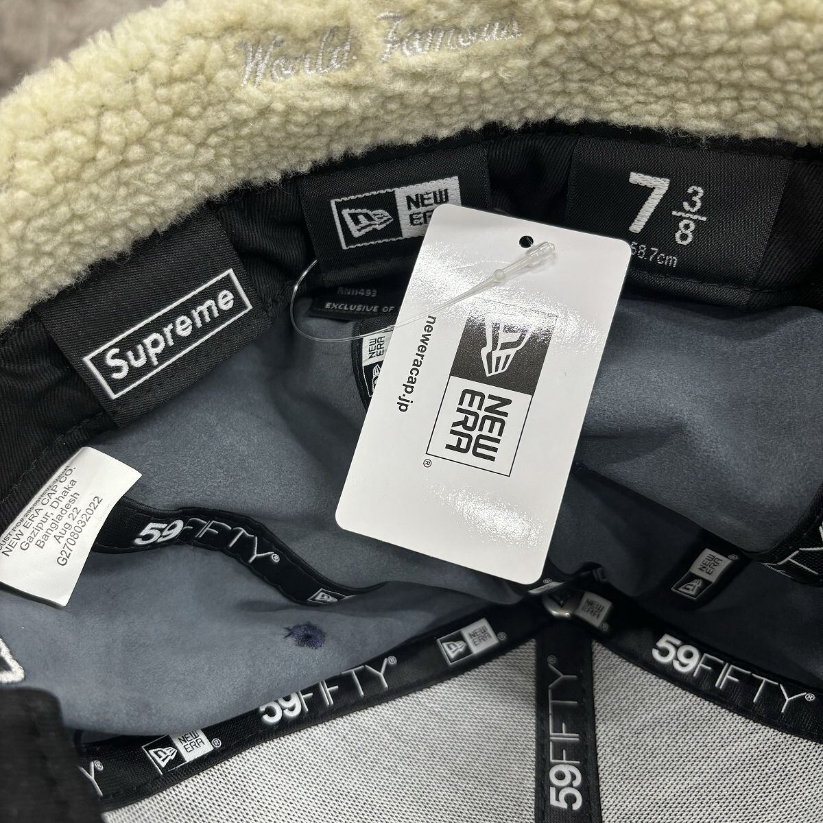Supreme×New Era/シュプリーム×ニューエラ【22AW】Leather Earflap Box 