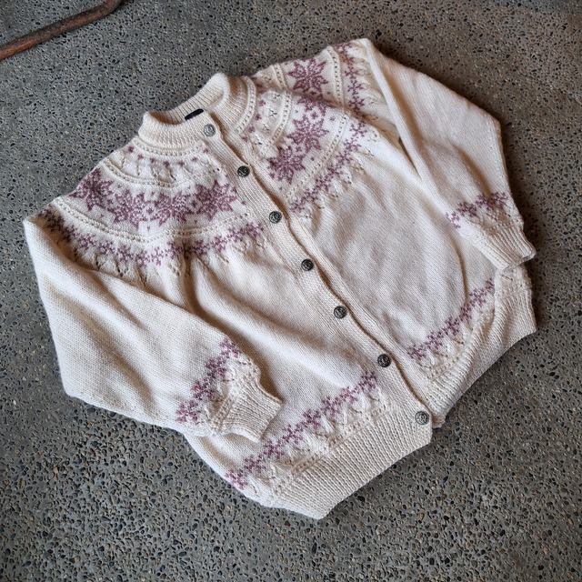 ノルウェー製 DALE of NORWAY メタルボタンカーディガン used [312026]