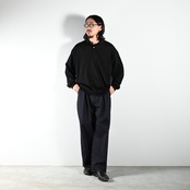 INTERIM(インテリム)TEXTURED DONEGAL BOUCLÉ DEADSTOCK HYPER BIG FLY FRONT SHIIRTS JACKET