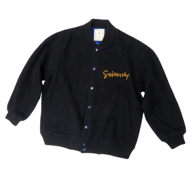 GIVENCHY / ジバンシィ ロゴ刺繍 ウール スタジアムジャンパー スタジャン ジャケット