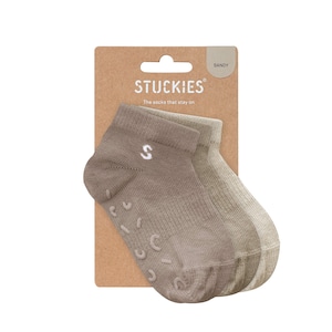 STUCKIES/Sneaker Socks-Sandy 3pset