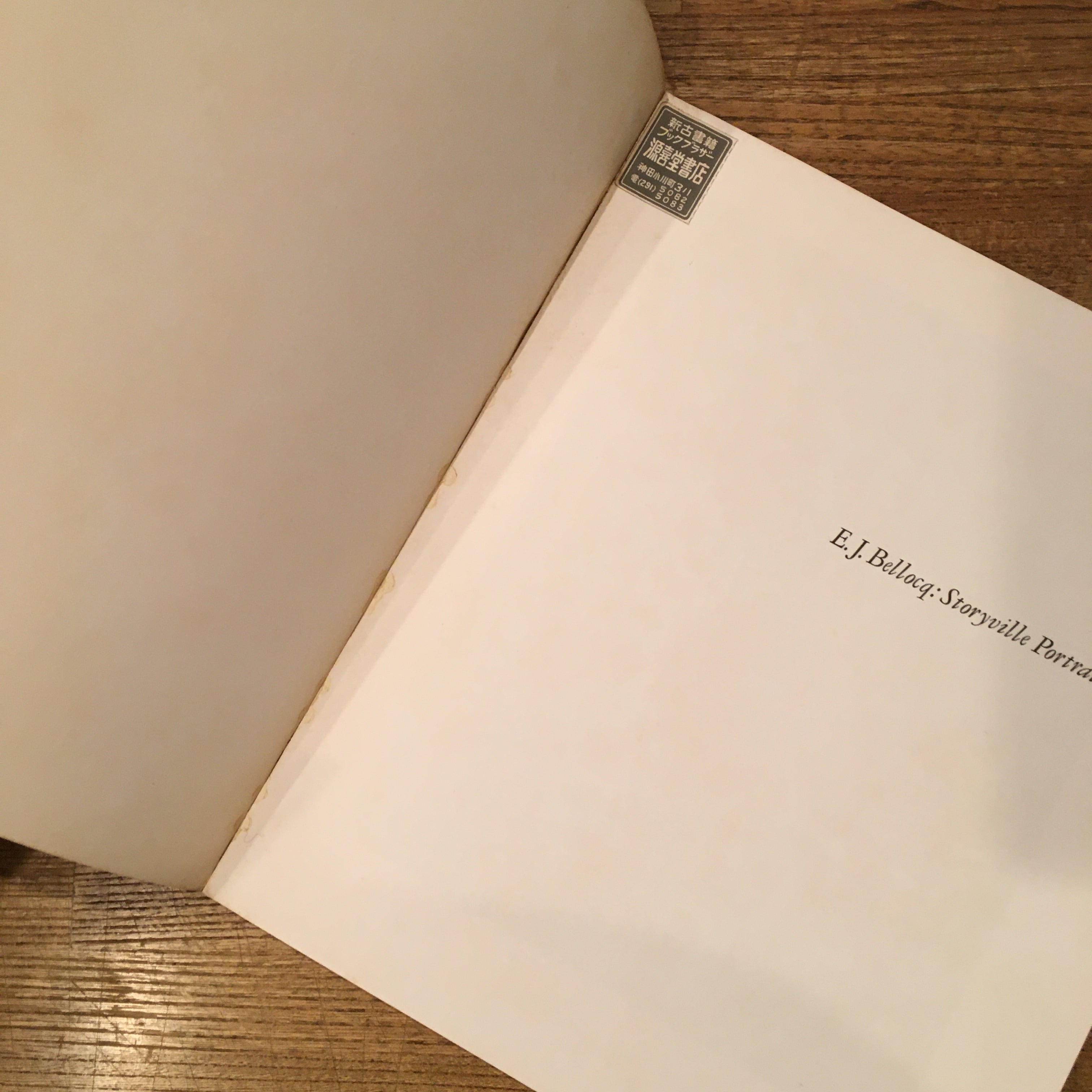 E.J. Bellocq Storyville Portraits: photographs from the new
