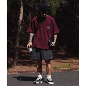 Back logo oversized tee1018