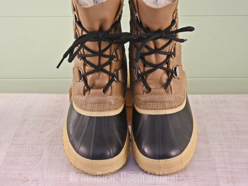 E294 カナダ製 SOREL ビンテージ スノーブーツ 茶 メンズ 10W 27cm E294 カナダ製 SOREL ビンテージ スノーブーツ 茶 メンズ 10W 27cm