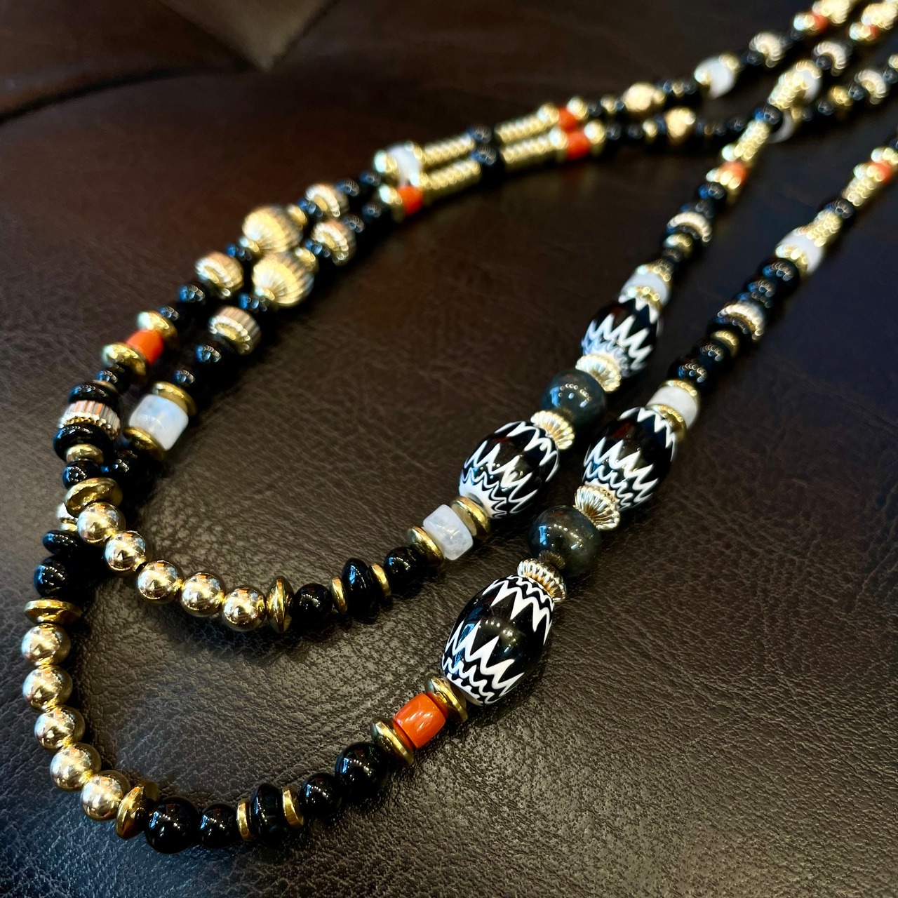 【限定販売】ブライト(Bright)ネックレス(Wave  Black Venice) 55cm - 4