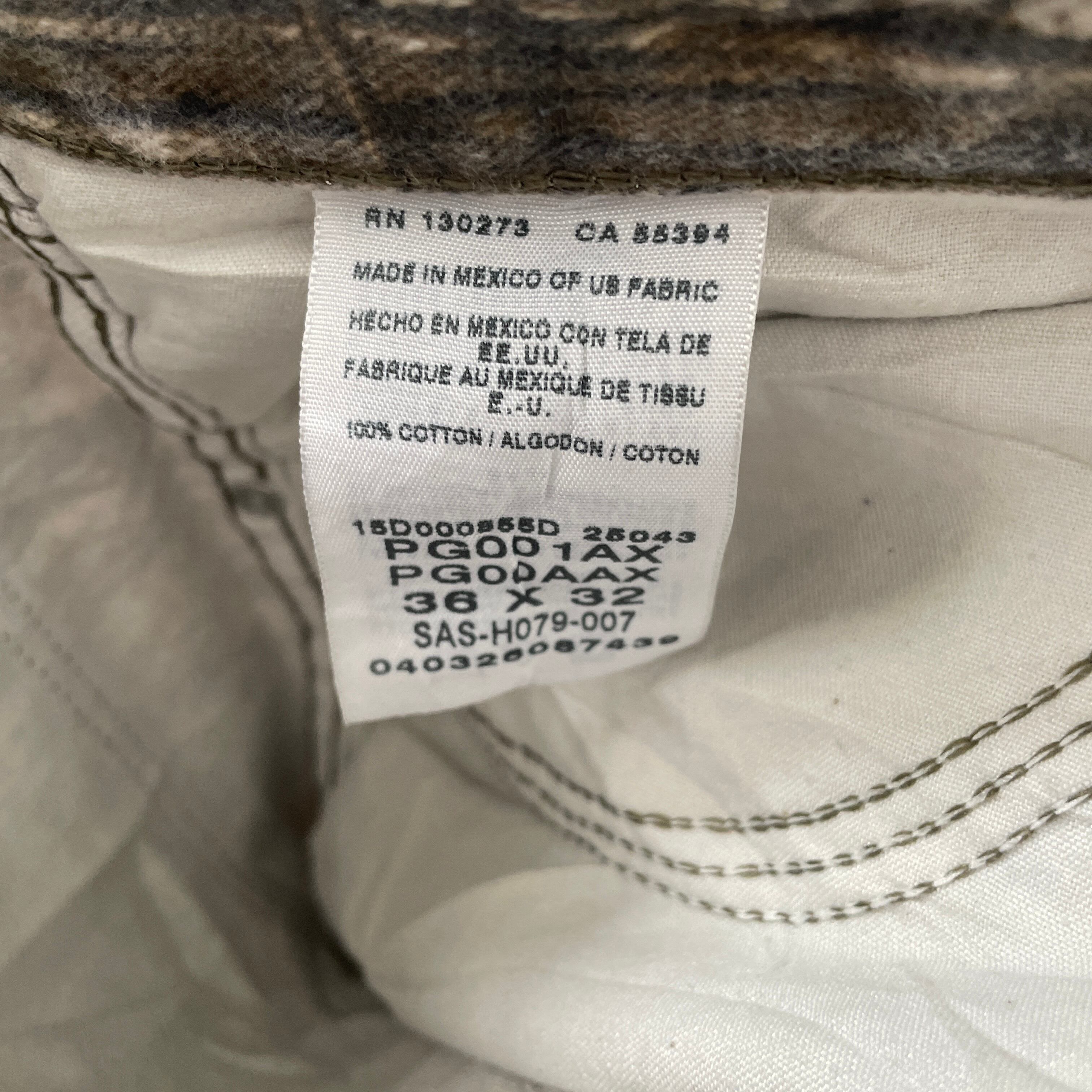wrangler/REALTREE DENIM PANTS/リアルツリーカモ デニムパンツ/SIZE
