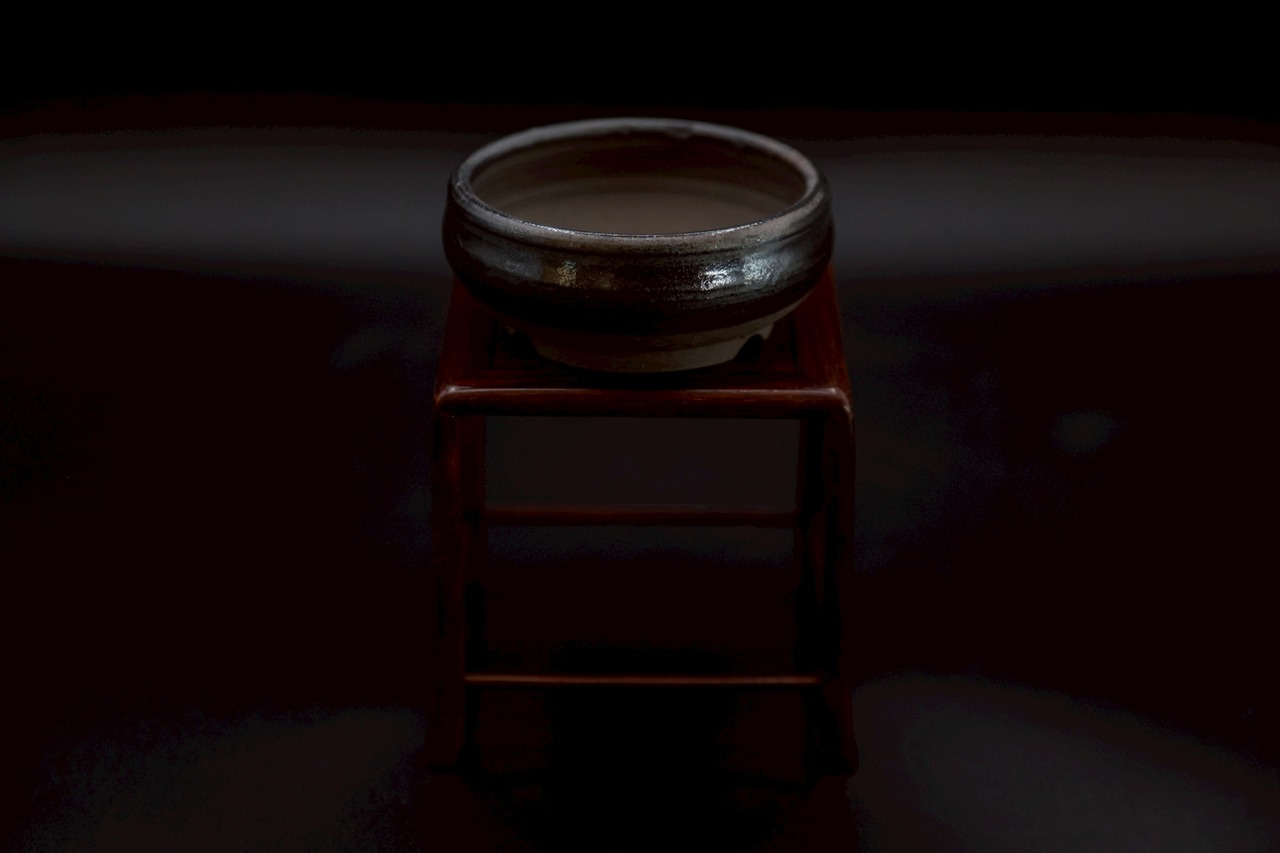 BCT×ゆうき祥石 盆栽鉢 小 (黒) | BCT×Yuki Shoseki Bonsai Pot Small (Black)