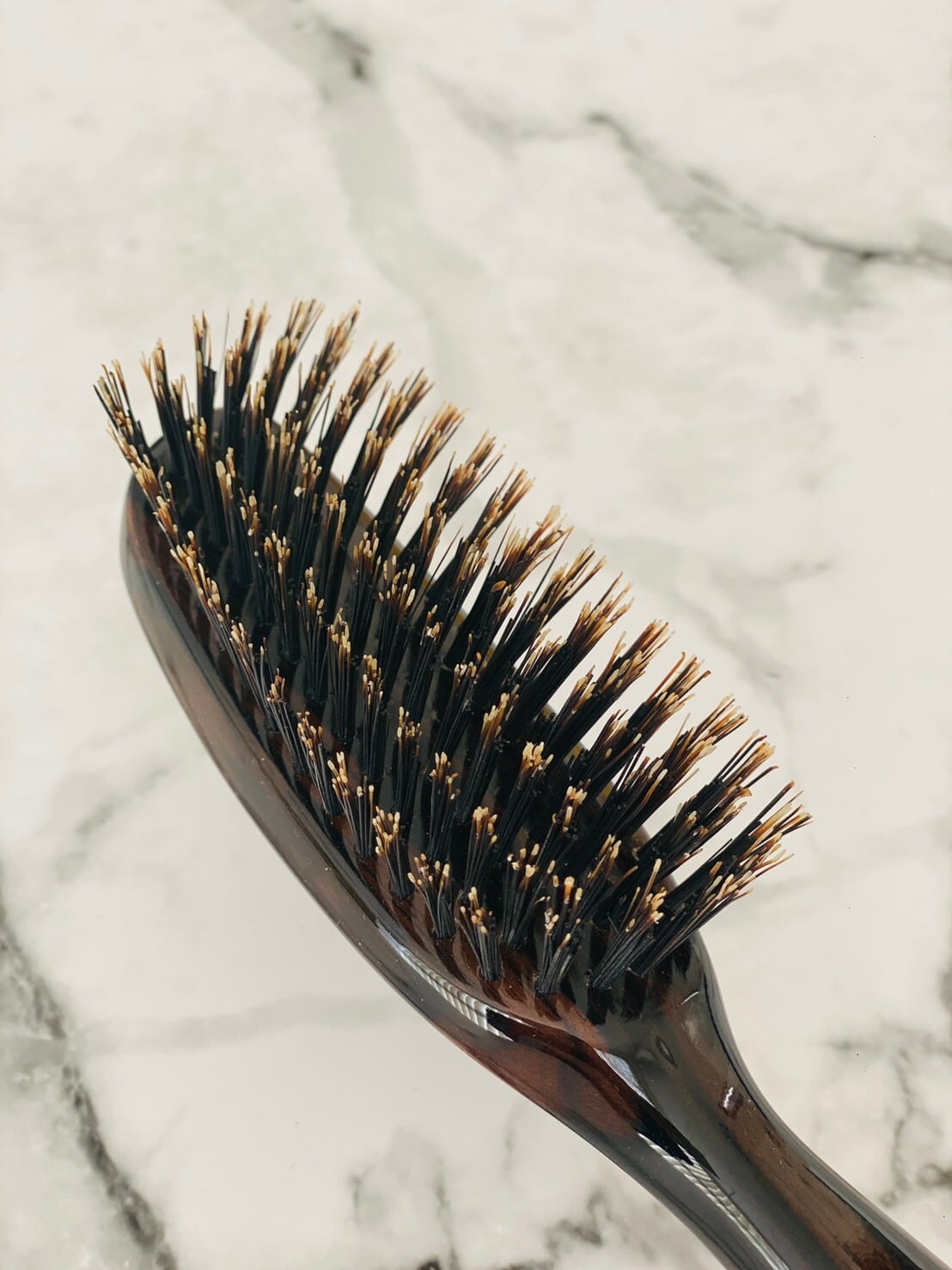 極上猪毛100%6行国産手植えヘアブラシ | Ansa Precious Shop(アンサ