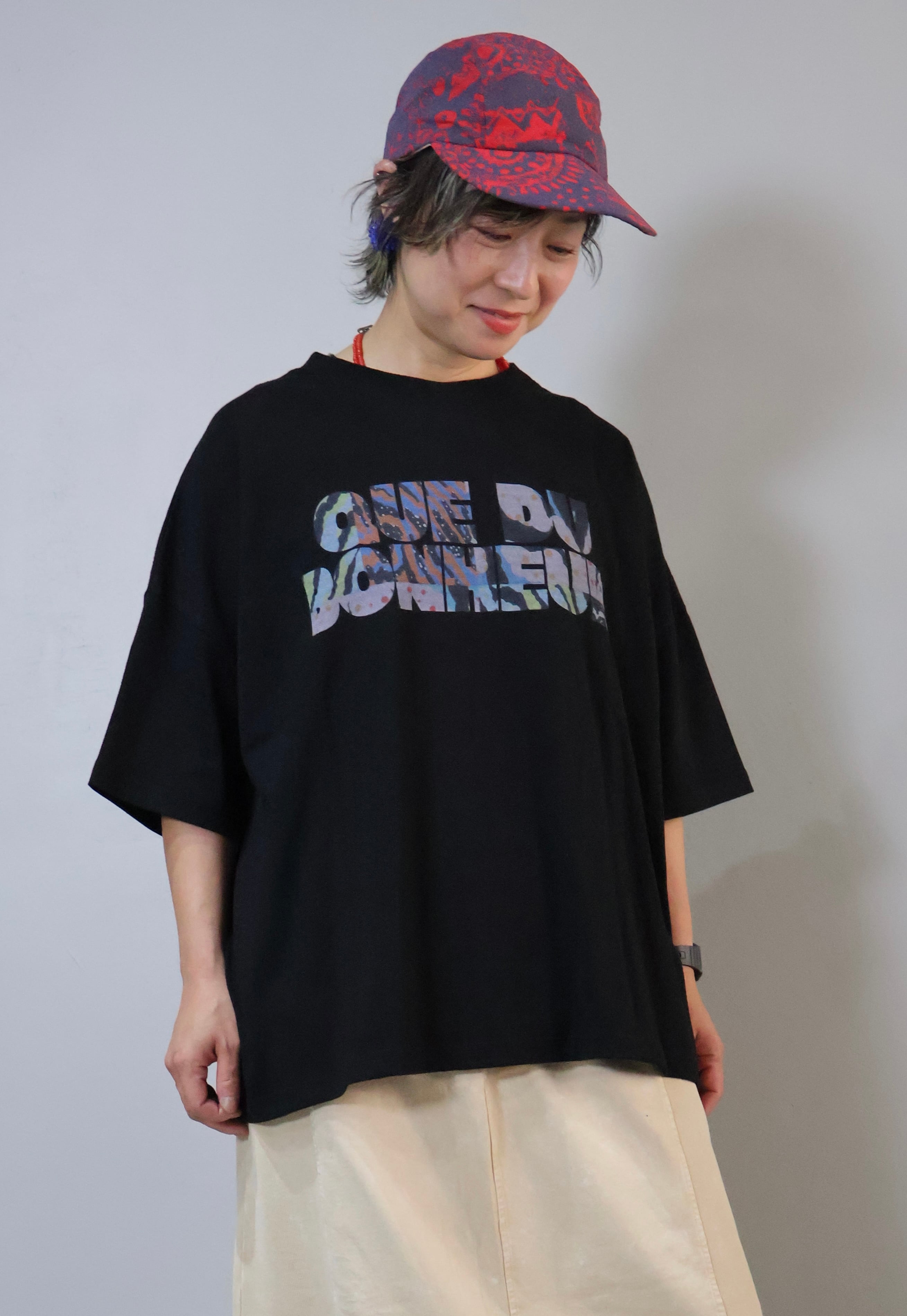 NEW!天竺インクジェットプリントワイドクルー【12603-452-10】2026SS