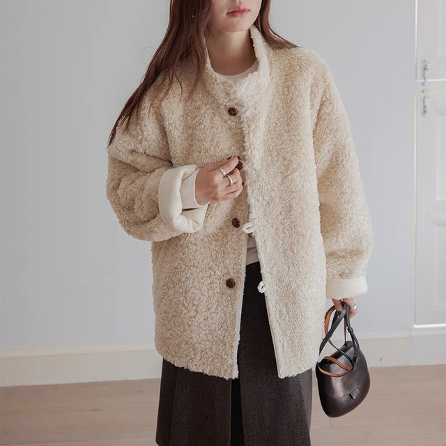 リバーシブルボアコート　　233166