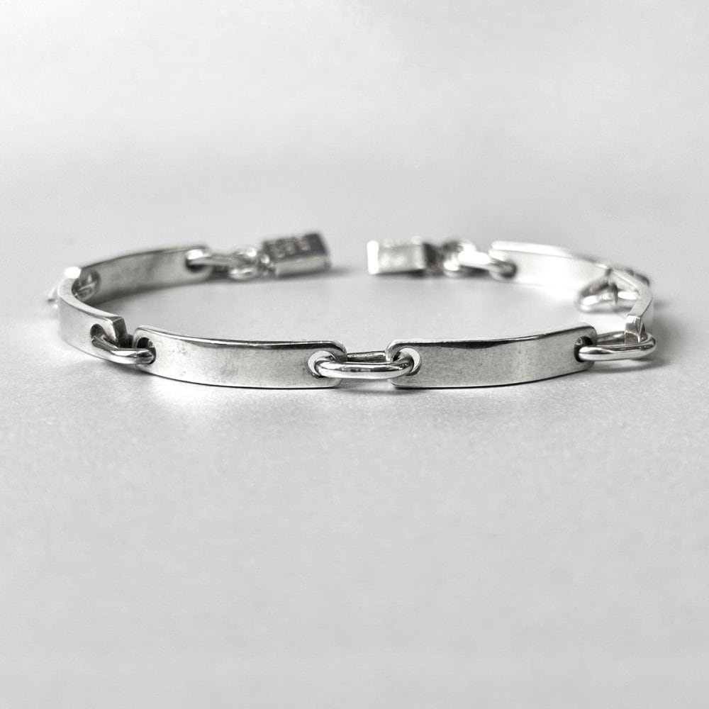 Vintage Taxco Silver Chain Bracelet [MEXICO TAXCO SILVER] Narrow