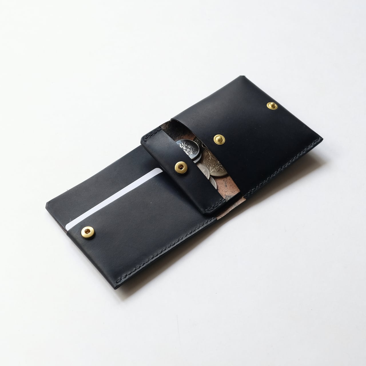 bifold wallet / 二つ折り財布 - bk - GUIDI | chamoto