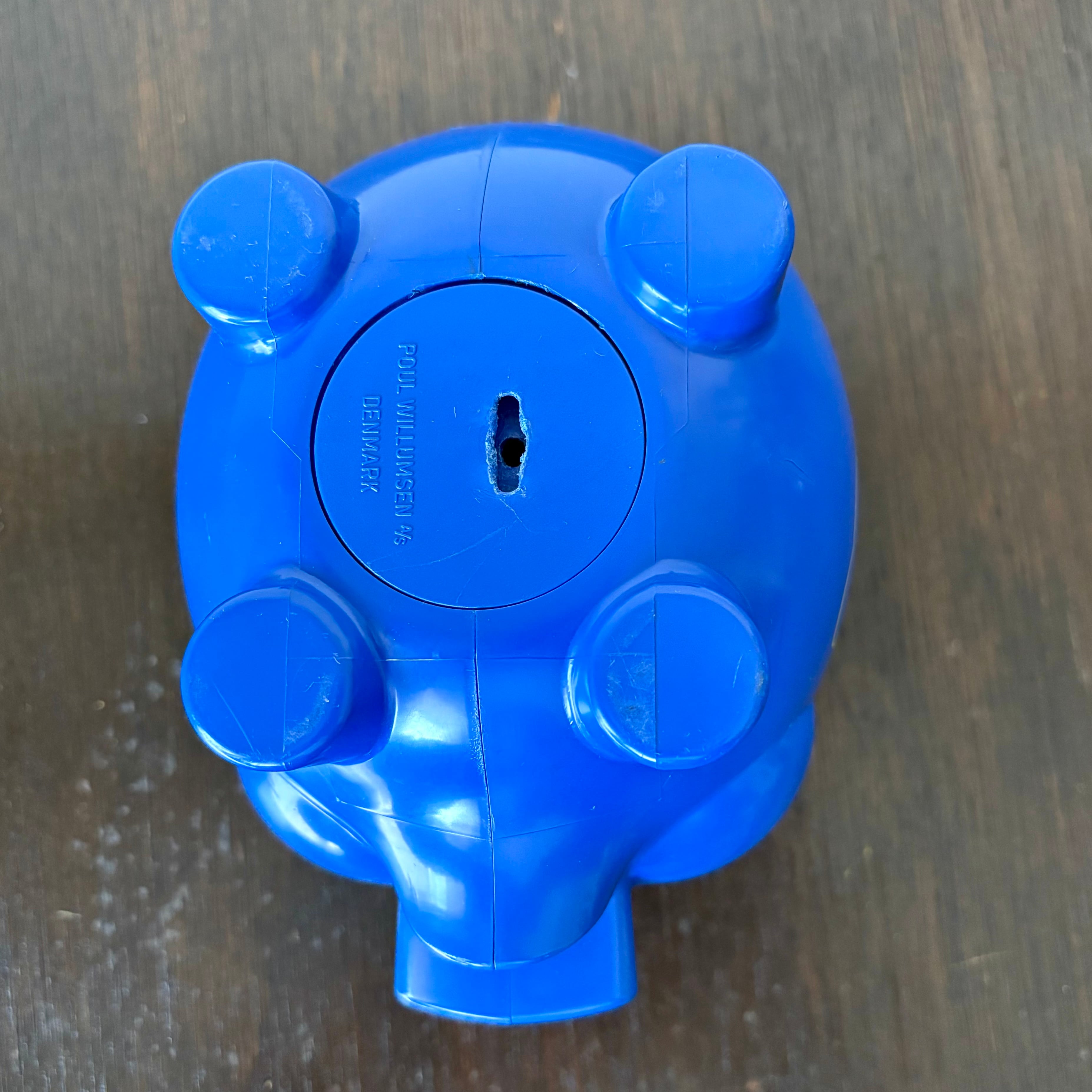 スウェーデン ぶた 銀行貯金箱 ブルー | 北欧 東欧ヴィンテージ aina