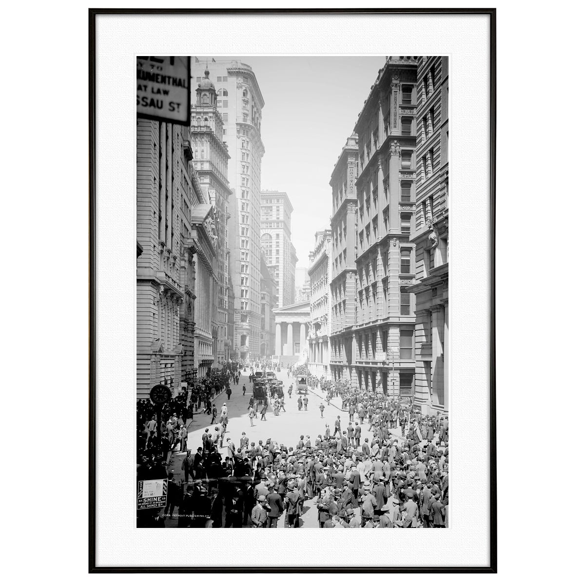 アメリカ写真 1900年頃のニューヨークブロードストリート インテリア