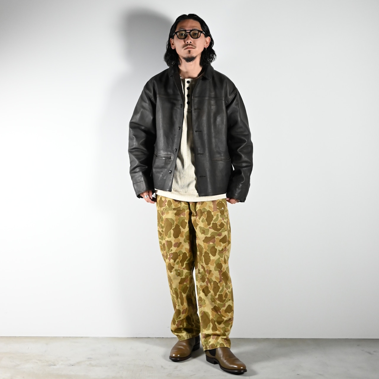 BOWWOW / DUCK HUNTER CAMO FIELD PANTS(表側)