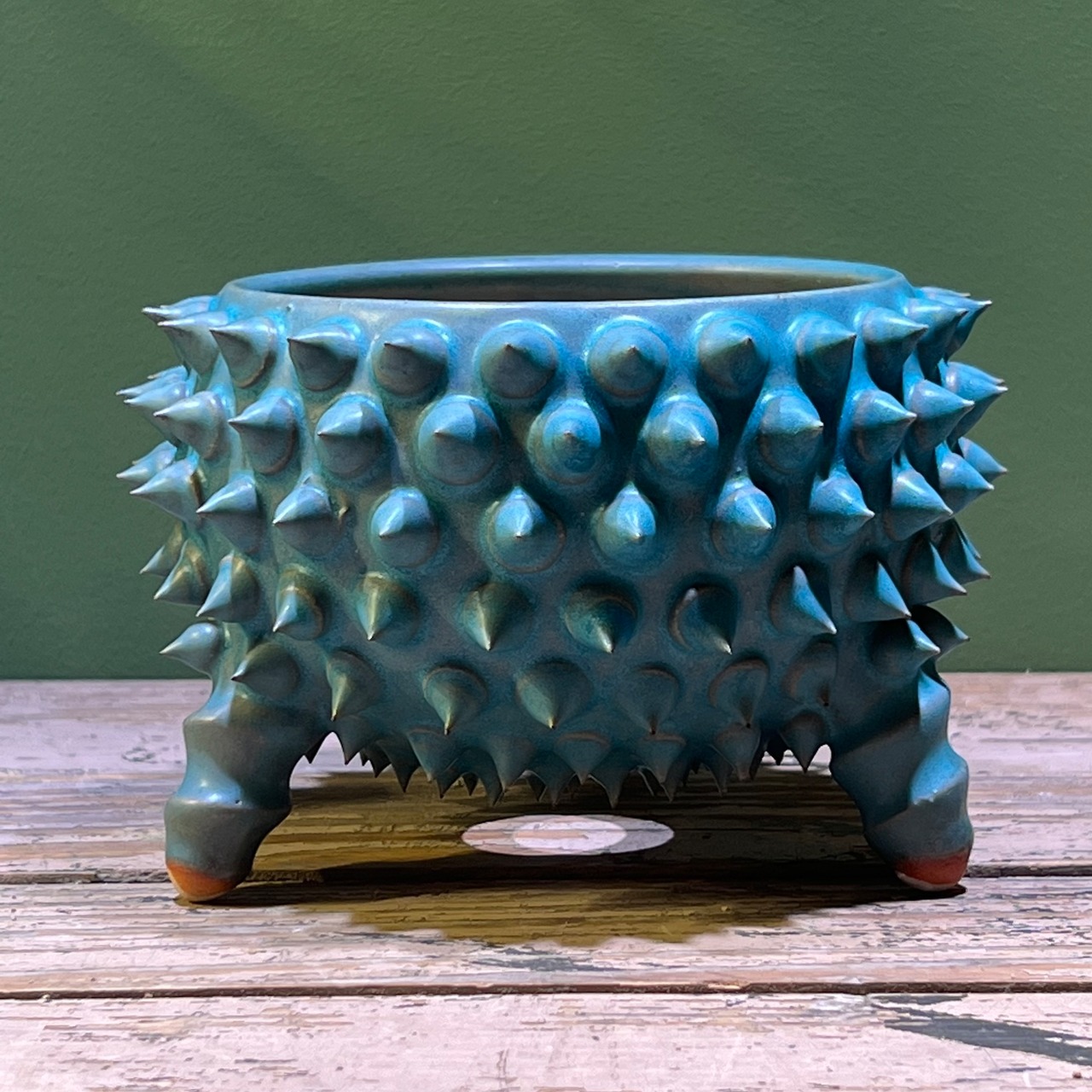 1. 未来薩摩 圭介窯 トゲモノ 植木鉢