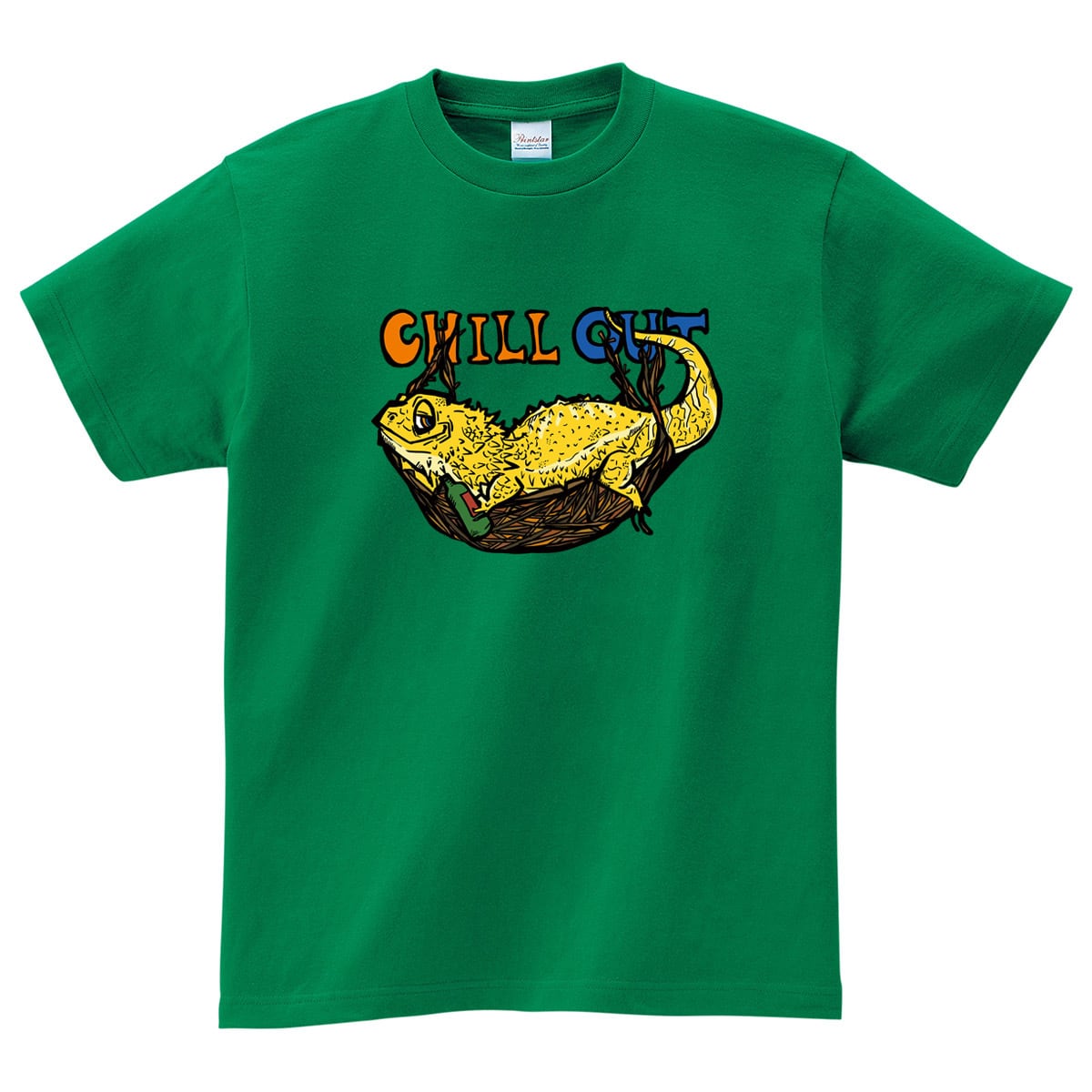ハンモック フトアゴヒゲトカゲ 爬虫類 Tシャツ am75